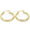 Oro Laminado Small Hoop, Gold Filled Style Polished, Golden Finish, 5.134.026.25