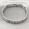 Stainless Steel Solid Bracelet, Polished, Steel Finish, 03.114.0408.08