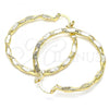 Oro Laminado Medium Hoop, Gold Filled Style Polished, Golden Finish, 02.170.0339.40