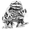 Sterling Silver Love Link Pendant, Rhodium Finish, 05.184.0008