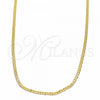 Oro Laminado Basic Necklace, Gold Filled Style Mariner Design, Polished, Golden Finish, 04.32.0006.20