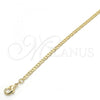 Oro Laminado Basic Necklace, Gold Filled Style Mariner Design, Polished, Golden Finish, 04.213.0133.22
