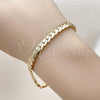 Oro Laminado Basic Bracelet, Gold Filled Style Polished, Golden Finish, 04.319.0013.08