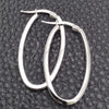 Sterling Silver Medium Hoop, Polished, Silver Finish, 02.389.0121.30