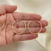 Oro Laminado Small Hoop, Gold Filled Style Polished, Golden Finish, 02.58.0081.25