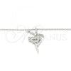 Sterling Silver Pendant Necklace, with White Cubic Zirconia, Polished, Rhodium Finish, 04.336.0157.16