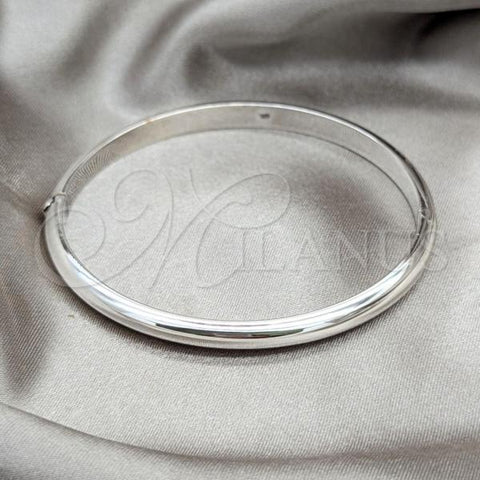 Sterling Silver Individual Bangle, Polished, Silver Finish, 07.409.0017.05