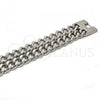 Stainless Steel Basic Bracelet, Curb Design, Polished, Steel Finish, 03.116.0012.08