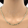 Oro Laminado Basic Necklace, Gold Filled Style Polished, Golden Finish, 04.213.0117.24