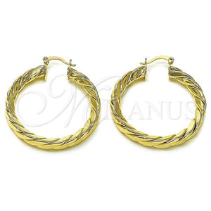 Gold Filled Hoop Earrings — Medium Hoop Polished 02. — main product view — SKU 157009 | Oro Laminado aretes de aro — Medium Hoop pulido 02. — SKU 157009