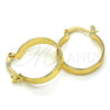 Oro Laminado Small Hoop, Gold Filled Style Polished, Golden Finish, 02.122.0095.20