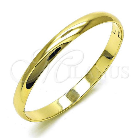 Oro Laminado Individual Bangle, Gold Filled Style Polished, Golden Finish, 07.213.0014.05