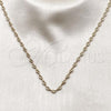 Oro Laminado Fancy Necklace, Gold Filled Style Polished, Golden Finish, 04.326.0005.24