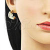 Oro Laminado Small Hoop, Gold Filled Style Chunky Design, Polished, Golden Finish, 02.213.0498.20