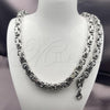 Stainless Steel Necklace and Bracelet, Polished, Steel Finish, 06.116.0025