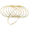 Oro Laminado Semanario Bangle, Gold Filled Style Polished, Golden Finish, 5.232.002.06 (02 MM Thickness, Size 6 - 2.75 Diameter)