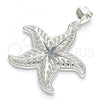 Sterling Silver Fancy Pendant, Polished,, 05.398.0052