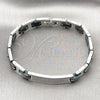 Stainless Steel Solid Bracelet, Polished, Steel Finish, 03.114.0404.08