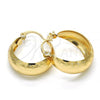 Oro Laminado Small Hoop, Gold Filled Style Polished, Golden Finish, 02.106.0016.20