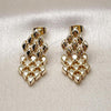 Oro Laminado Stud Earring, Gold Filled Style Polished, Golden Finish, 02.170.0505