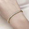 Oro Laminado Basic Bracelet, Gold Filled Style Rat Tail Design, Polished, Golden Finish, 04.213.0271.08