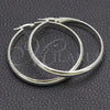 Sterling Silver Large Hoop, Polished, Silver Finish, 02.389.0104.50