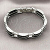 Stainless Steel Solid Bracelet, Polished, Steel Finish, 03.114.0398.08