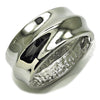 Rhodium Plated Individual Bangle, Polished, Rhodium Finish, 07.215.0013.1.05