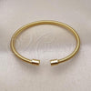 Oro Laminado Individual Bangle, Gold Filled Style Spiral Design, Polished, Golden Finish, 07.170.0043