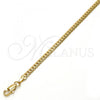 Gold Tone Basic Bracelet, Polished, Golden Finish, 04.242.0020.09GT