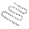 Sterling silver curb link chain, 20 inches — alternate product view — SKU GD200.30