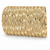 Wholesale 6mm gold diamond-cut bangle 12-pack, Size 3 Girl M, SKU 131516.12