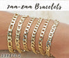 15pcs of 7mm and 8mm Basic Bracelets in Gold Layered ($6.67) ea