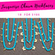 18 Turquoise Charm Necklaces ($5.55 each) for $100 Gold Layered