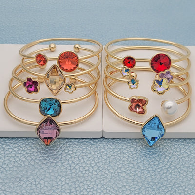 Gold Filled Jewelry — 10pcs of Swarovski Crystal Bangles in $10.00 ea for wholesale, main product view