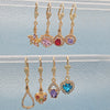 25prs of Assorted Long CZ Earrings in Gold Layered ($4.00) ea