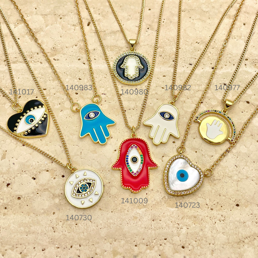 Gold Filled Necklace — 20pcs of Lucky Necklaces in $5.00 ea for wholesale, main product view