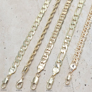 Gold Filled Bracelet — 12 Thick Men's Bracelets $8.33 ea for $ — main product view — SKU 141561 | Oro Laminado brazalete — 12 Thick Men's Bracelets $8.33 ea for $ — SKU 141561