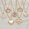 25 CZ Heart Necklace ($4.00 each) for $100 Gold Layered