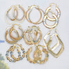 30 Medium Gold Filled Tricolor Hoops Bundle Kit ($3.33 ea) Assorted Mixed Styles