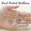 25 Heart Pendant Necklaces in Gold Layered ($4.00) ea