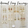 35 Animal Long Earrings in Gold Layered ($2.85) ea