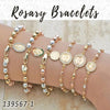 18 Rosary Bracelets In Gold Layered ($5.55) ea