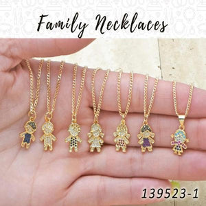 Gold Filled Necklace — 25 Family Necklaces in $4.00 ea — main product view — SKU 139523 | Oro Laminado collar — 25 Family Necklaces in $4.00 ea — SKU 139523