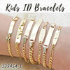 40 Kids ID Bracelets in Gold Layered ($2.50) ea
