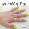 12sets of 2pc Wedding Rings in Gold Layered ($8.33) ea