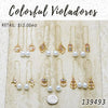 35 Colorful Violador Threader Earrings in Gold Layered ($2.85) ea