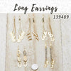 35 Long Earrings in Gold Layered ($2.85) ea