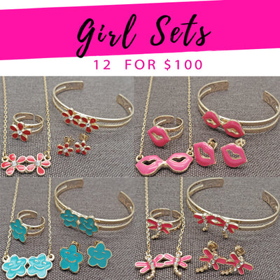 Gold Filled Jewelry — 12 Sets for Girls in $8.33 each for for wholesale, main product view